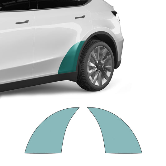 Model Y "Juniper" Sidekit small – Lakbeschermingsfolie PPF voor de achterdeur