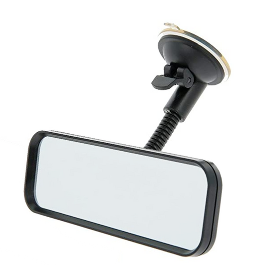 Rijschoolspiegel – Extra binnenspiegel met zuignap en flexibele zwanenhals