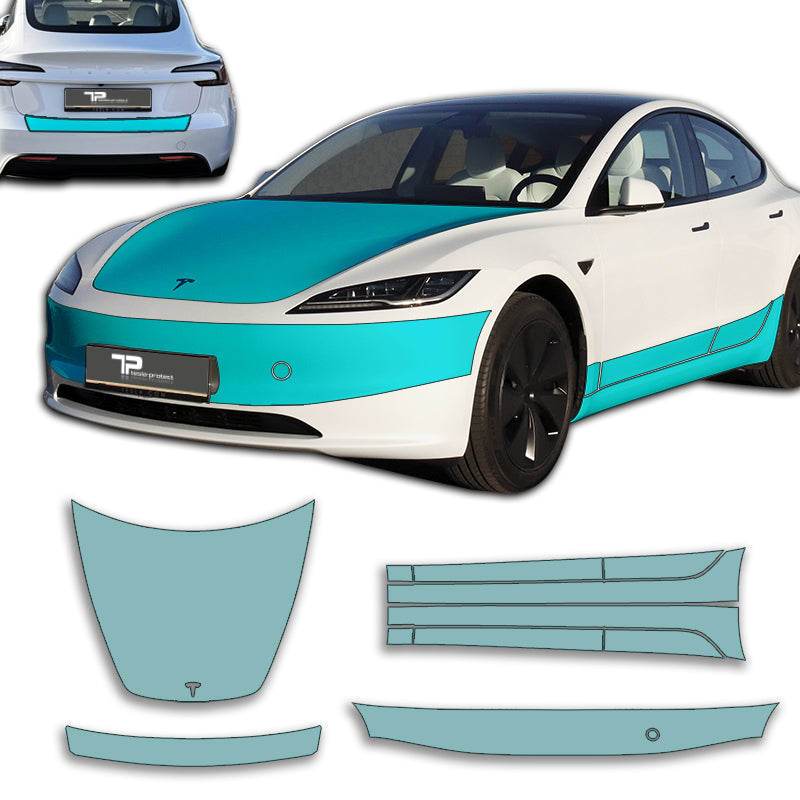 Model 3 “Highland” Ultimate Kit – Grote PPF-kit voor alle blootgestelde delen