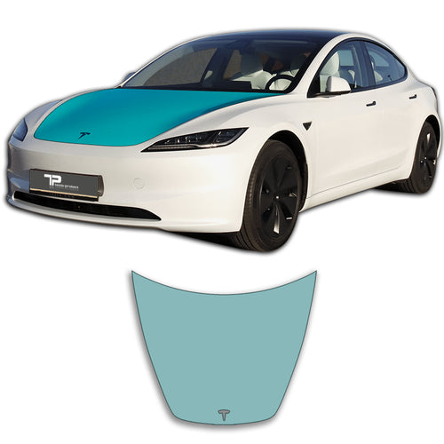 Model 3 “Highland” Lakbeschermingsfolie PPF voor de motorkap