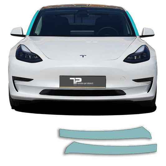 Model 3 lakbeschermingsfolie PPF voor de A-stijl