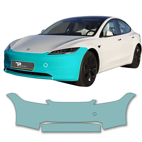 Model 3 “Highland” Lakbeschermingsfolie PPF voor de voorbumper