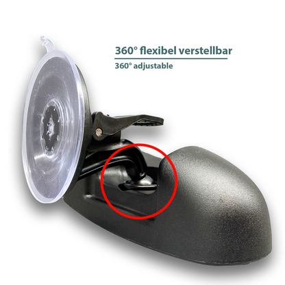 Binnenspiegel met zuignap – Rijinstructeurspiegel / Babyspiegel met groothoek