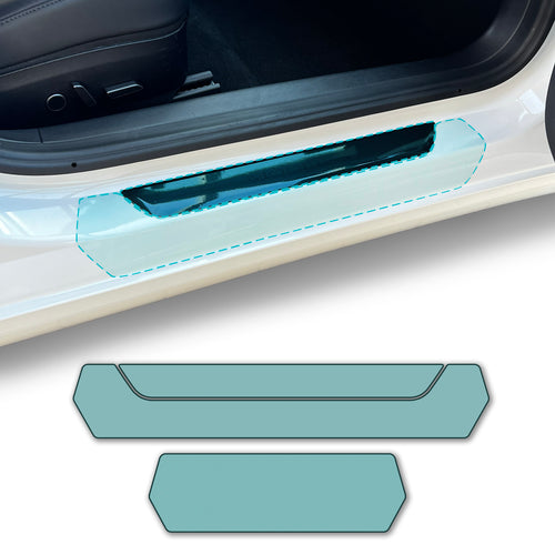 Model 3 Lakbeschermingsfolie PPF voor de dorpels