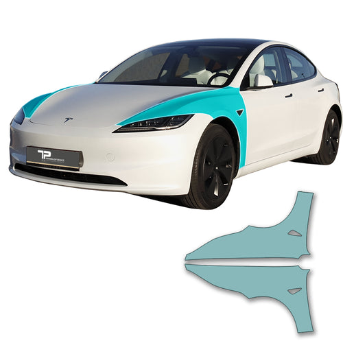 Model 3 “Highland” Lakbeschermingsfolie PPF voor de spatborden