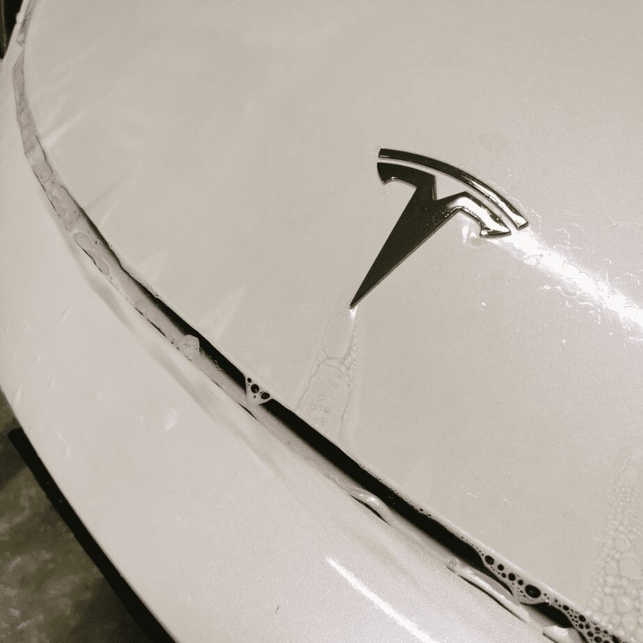 Tesvolution® Beschermfolie instaplijsten achter voor Tesla Model Y -  lakbeschermingsfolie deur-instappen zelfklevend en transparant glanzend als